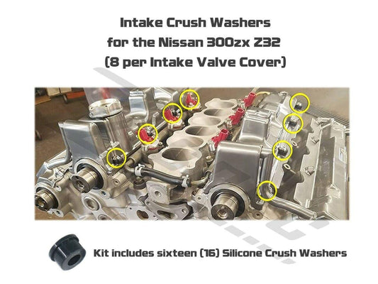 ZSPEC Intake Valve Covers Silicone Crush Washers for '90-99 Z32 300zx, 16-Pack - ZSD-005428-  DRIVEN - 2