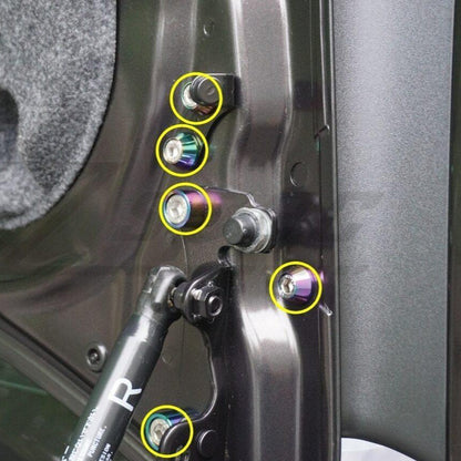ZSPEC Trunk-Area Fastener Kit for '07-13 Mitsubishi Lancer EVO 10, Stainless & Billet - ZSD-196836-ZSD-196843-ZSD-196850-ZSD-196867-ZSD-196874-  DRIVEN - 6