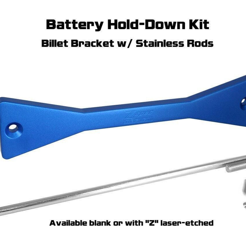 ZSPEC Battery Hold Down/Bracket for '09-20 Nissan 370z Z34, Billet w/ Stainless Hardware - ZSD-191312-ZSD-191329-ZSD-191336-ZSD-191343-ZSD-191350-  DRIVEN - 6