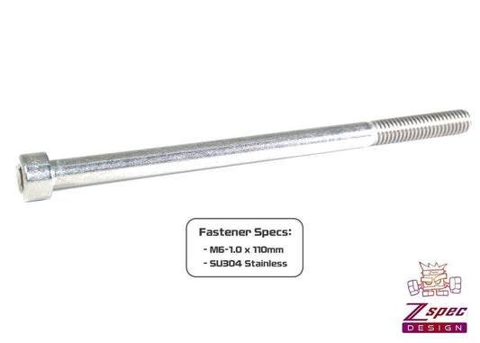 ZSPEC M6-1.0x110mm Socket-Cap SHSC Fasteners, Stainless, 10-Pack - ZSD-374814-  DRIVEN - 2