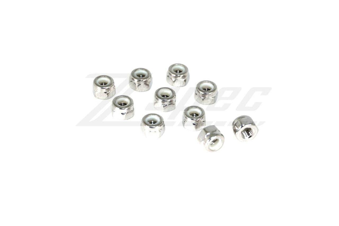 ZSPEC M3-0.5 Nylon Lock Nuts, Stainless SUS304, 10-Pack - ZSD-373817-  DRIVEN - 3