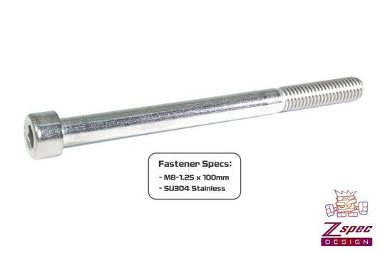 ZSPEC M8-1.25x100mm Socket-Cap SHSC Fasteners, Stainless, 10-Pack - ZSD-374142-  DRIVEN - 2
