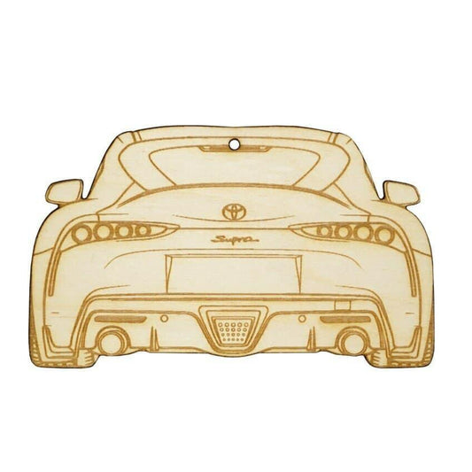 ZSPEC Laser-Engraved Wood Ornament, Style: Toyota Supra MK5, Birch - ZSD-012914-  DRIVEN - 1