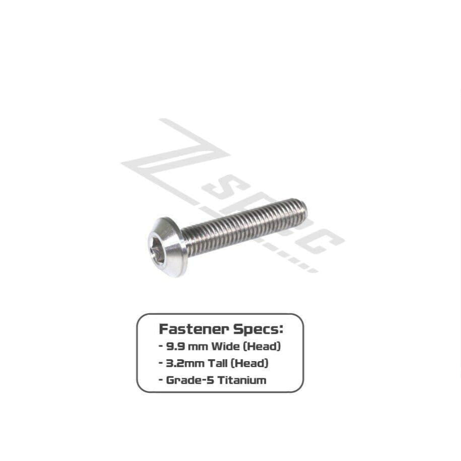 ZSPEC M5-0.8x25mm Dress Up Bolt® Fastener, Angled Head, Titanium Grade-5, Per Each - ZSD-007118-ZSD-007125-ZSD-007132-ZSD-007149-ZSD-007156-  DRIVEN - 2