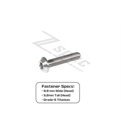 ZSPEC M5-0.8x25mm Dress Up Bolt® Fastener, Angled Head, Titanium Grade-5, Per Each - ZSD-007118-ZSD-007125-ZSD-007132-ZSD-007149-ZSD-007156-  DRIVEN - 2