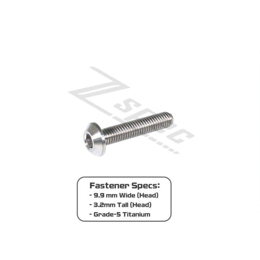 ZSPEC M5-0.8x25mm Dress Up Bolt® Fastener, Angled Head, Titanium Grade-5, Per Each - ZSD-007118-ZSD-007125-ZSD-007132-ZSD-007149-ZSD-007156-  DRIVEN - 2
