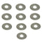 ZSPEC M5 Fender Flat Washers, SUS304 Stainless, 10-Pack