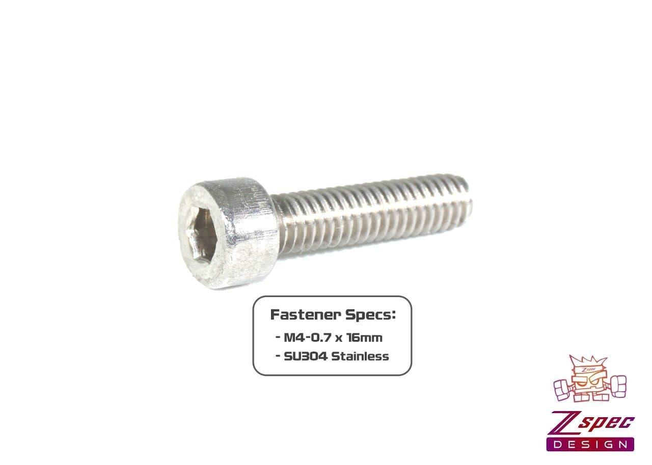 ZSPEC M4-0.7x16mm Socket-Cap SHSC Fasteners, Stainless, 10-Pack - ZSD-374395-  DRIVEN - 2