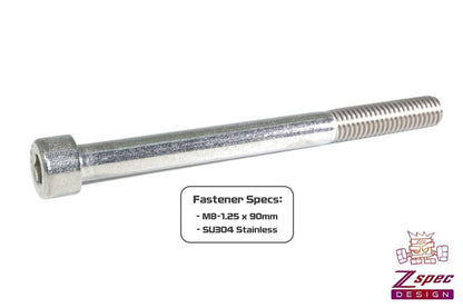ZSPEC M8-1.25x90mm Socket-Cap SHSC Fasteners, Stainless, 10-Pack - ZSD-374302-  DRIVEN - 2
