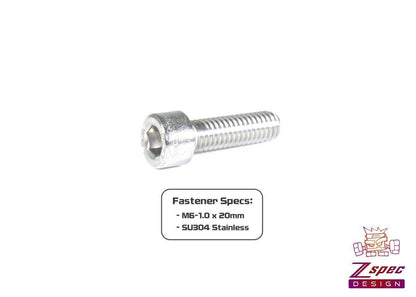 ZSPEC M6-1.0x20mm Socket-Head SHSC Fasteners, SUS304 Stainless, 10-Pack - ZSD-386114-  DRIVEN - 2
