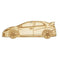 ZSPEC Laser-Engraved Wood Ornament, Style: Honda Civic FK2 Type R, Birch