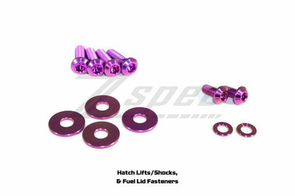 ZSPEC Stage-3 Dress Up Bolts®/Fastener Kit for '03-'08 Nissan 350z DE & HR, Titanium - ZSD-384394-ZSD-384400-ZSD-384417-ZSD-384424-ZSD-384431-  DRIVEN - 18