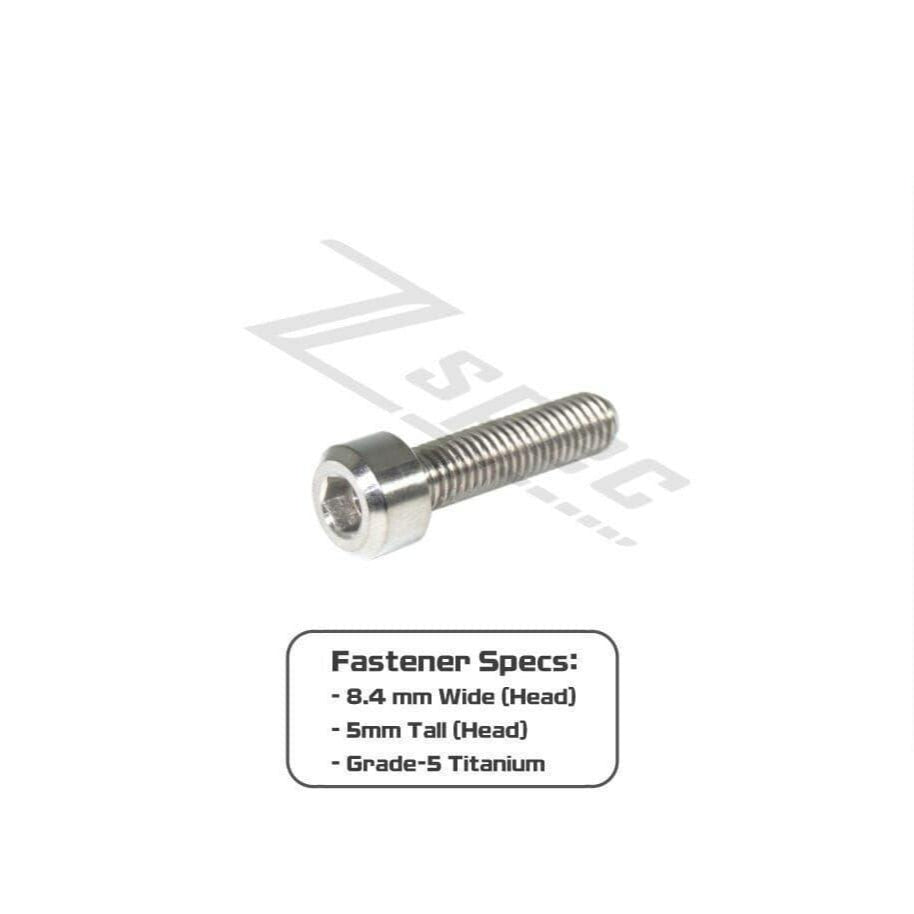 ZSPEC M5-0.8x20mm Fastener/Bolt, SHSC Socket Cap, Titanium Grade-5, Per Each - ZSD-192883-ZSD-192890-ZSD-192906-ZSD-192913-ZSD-192920-  DRIVEN - 2