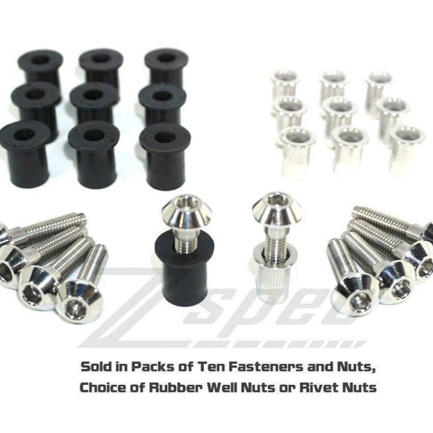 ZSPEC M6x25mm Titanium Shank/Shoulder Bolts, Well or Rivet Nuts, 10-Pack - ZSD-568664-ZSD-568671-  DRIVEN - 2