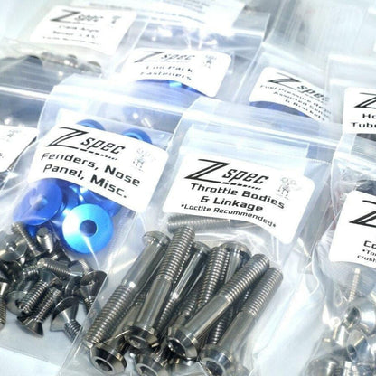 ZSPEC Stage-2 Dress Up Bolts® Kit for Nissan 300zx Z32, Titanium & Billet - ZSD-194344-ZSD-194351-ZSD-194368-ZSD-194375-ZSD-194382-  DRIVEN - 5