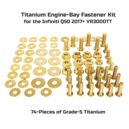 ZSPEC Stage-1 Dress Up Bolts® Fastener Kit for Infiniti Q50/Q60 w/VR30DDTT, Titanium - ZSD-198366-ZSD-198373-ZSD-198380-ZSD-198397-ZSD-198403-  DRIVEN - 3