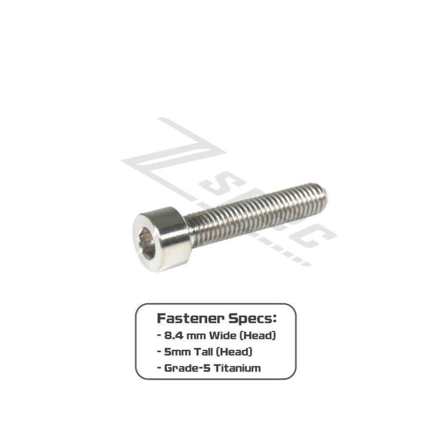 ZSPEC M5-0.8x25mm SHSC Fastener/Bolt, Socket Cap, Titanium Grade-5, Per Each - ZSD-192982-ZSD-192999-ZSD-193002-ZSD-193019-ZSD-193026-  DRIVEN - 2