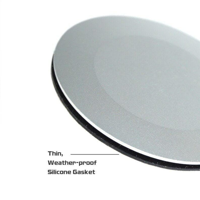 ZSPEC 44mm Rear Wiper Hole-Cover/Cap/Plug, Weatherproof, Billet, Silver Finish - ZSD-012884-  DRIVEN - 5