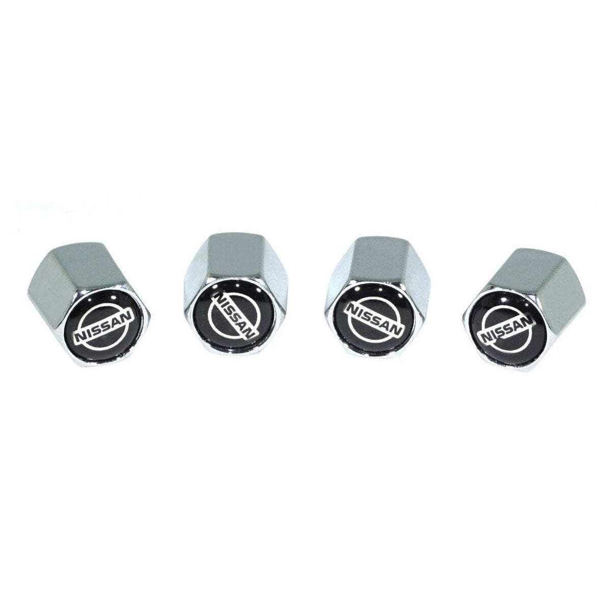 Chrome Valve Stem Tire Caps, Style: Nissan - ZSD-005596-  DRIVEN - 1