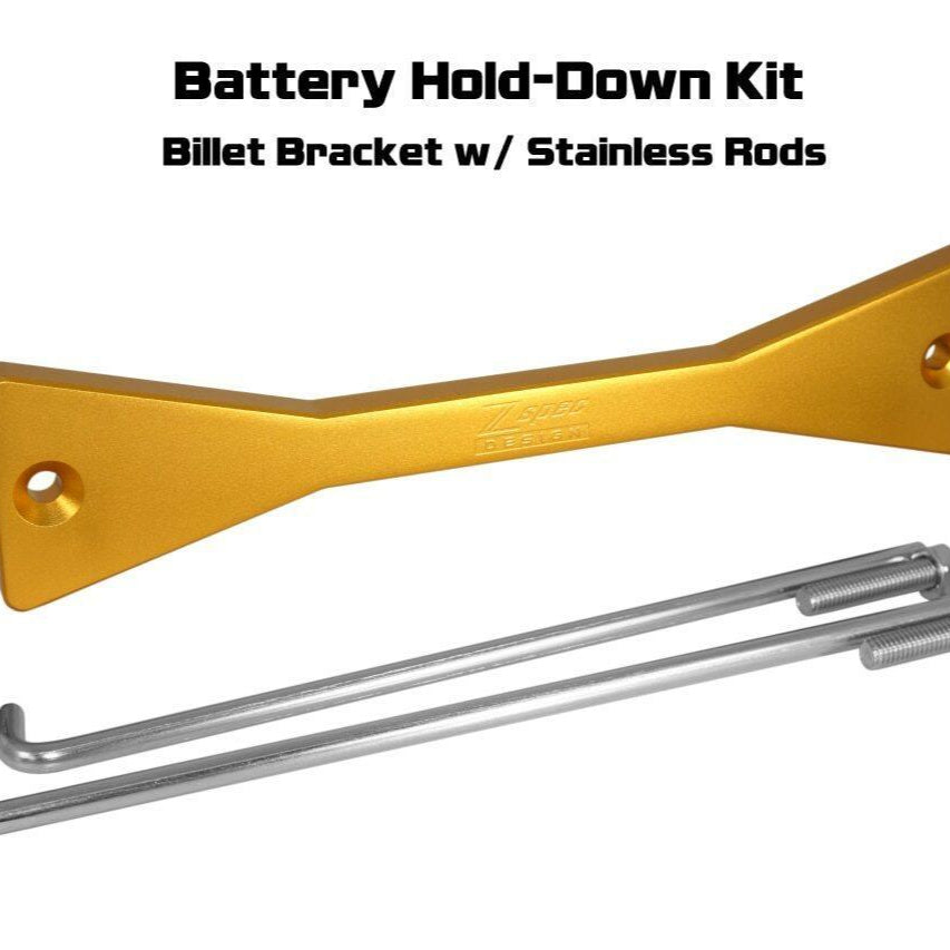 ZSPEC Battery Hold Down/Bracket, Billet Bracket w/ Stainless Hardware - ZSD-371400-ZSD-371417-ZSD-371424-ZSD-371431-ZSD-371448-  DRIVEN - 11