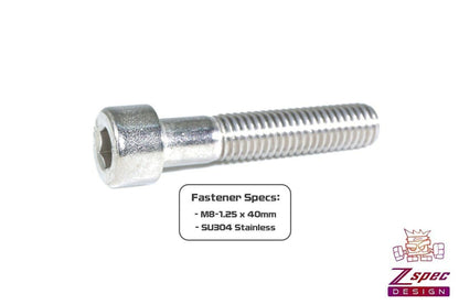 ZSPEC M8-1.25x40mm Socket-Head Socket Cap SHSC Fasteners, SUS304 Stainless, 10-Pack - ZSD-004568-  DRIVEN - 2