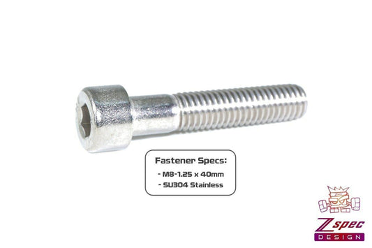 ZSPEC M8-1.25x40mm Socket-Head Socket Cap SHSC Fasteners, SUS304 Stainless, 10-Pack - ZSD-004568-  DRIVEN - 2