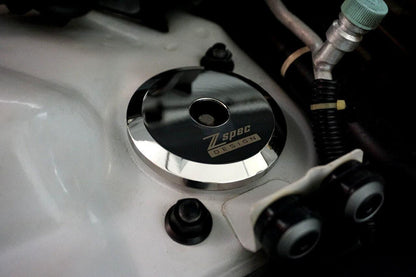 ZSPEC Shock Tower Covers, Polished Stainless, for '90-96 Nissan Z32 300zx - ZSD-193040-  DRIVEN - 2