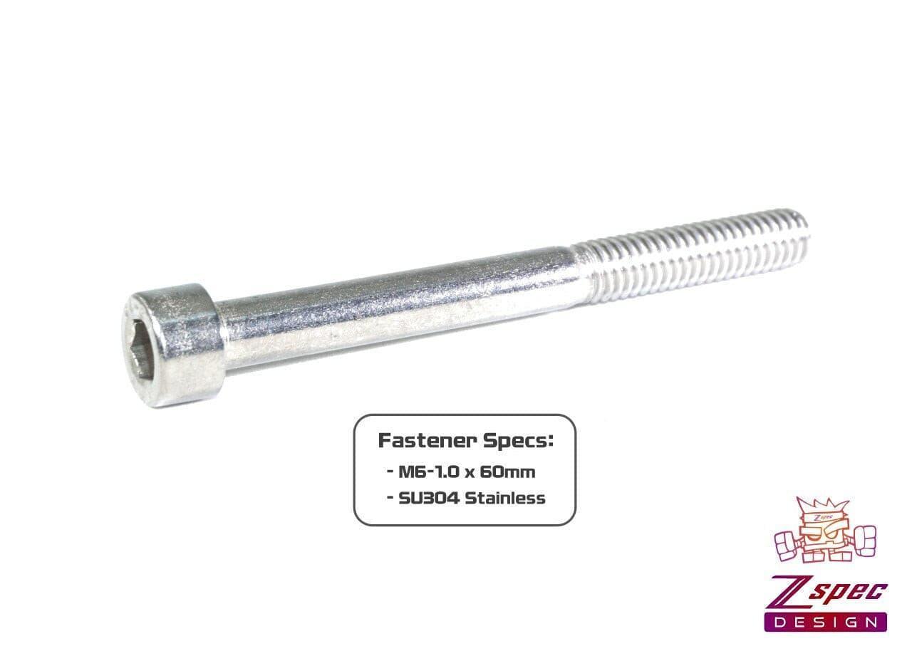ZSPEC M6-1.0x60mm Socket-Cap SHSC Fasteners, Stainless, 10-Pack - ZSD-374364-  DRIVEN - 2