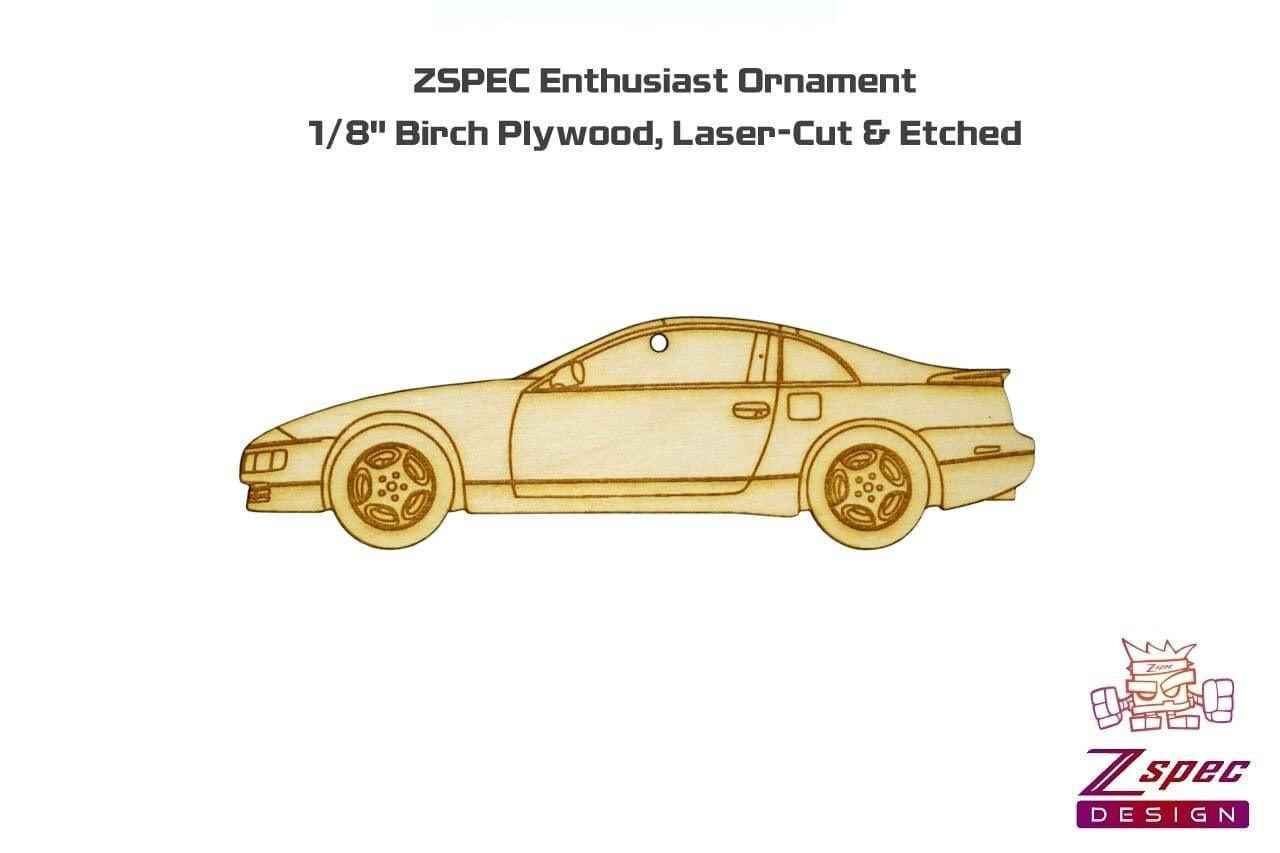 ZSPEC Laser-Engraved Wood Ornament, Style: Nissan 300zx Z32, Birch - ZSD-012990-  DRIVEN - 2