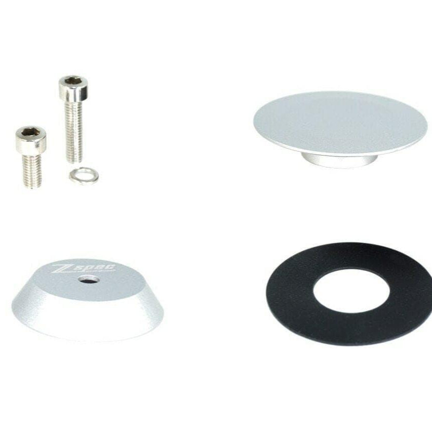 ZSPEC 44mm Rear Wiper Hole-Cover/Cap/Plug, Weatherproof, Billet, Silver Finish - ZSD-012884-  DRIVEN - 2
