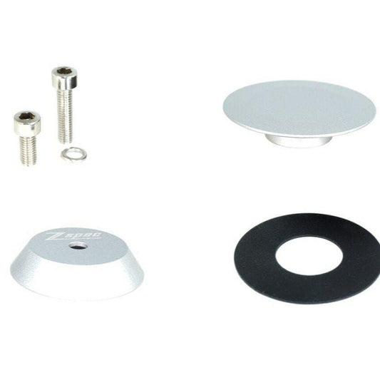 ZSPEC 44mm Rear Wiper Hole-Cover/Cap/Plug, Weatherproof, Billet, Silver Finish - ZSD-012884-  DRIVEN - 2
