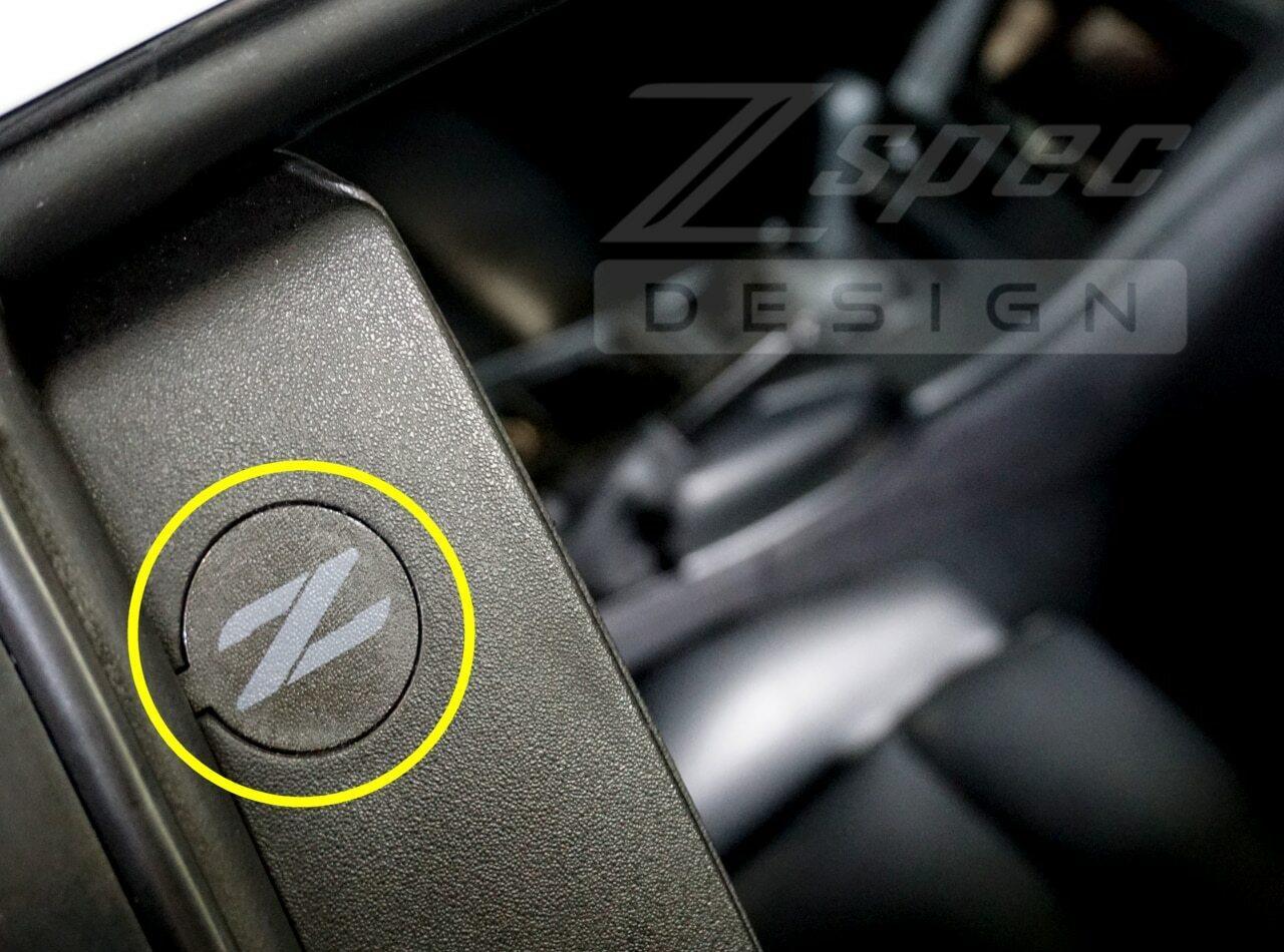 ZSPEC Outer B-Pillar Finisher Cap With Z, for '90-96 300zx, Left/Right Pair - ZSD-386121-  DRIVEN - 4