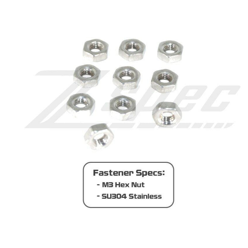 ZSPEC M3-0.5 Hex Nuts, Stainless SUS304, 10-Pack - ZSD-568305-  DRIVEN - 2