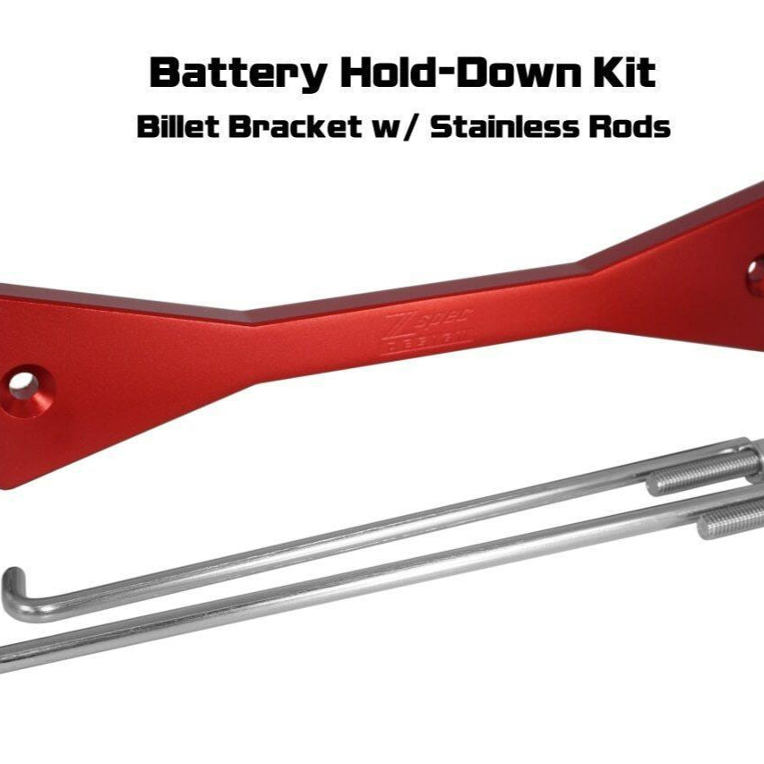 ZSPEC Battery Hold Down/Bracket, Billet Bracket w/ Stainless Hardware - ZSD-371400-ZSD-371417-ZSD-371424-ZSD-371431-ZSD-371448-  DRIVEN - 8