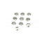 ZSPEC M3-0.5 Hex Nuts, Stainless SUS304, 10-Pack
