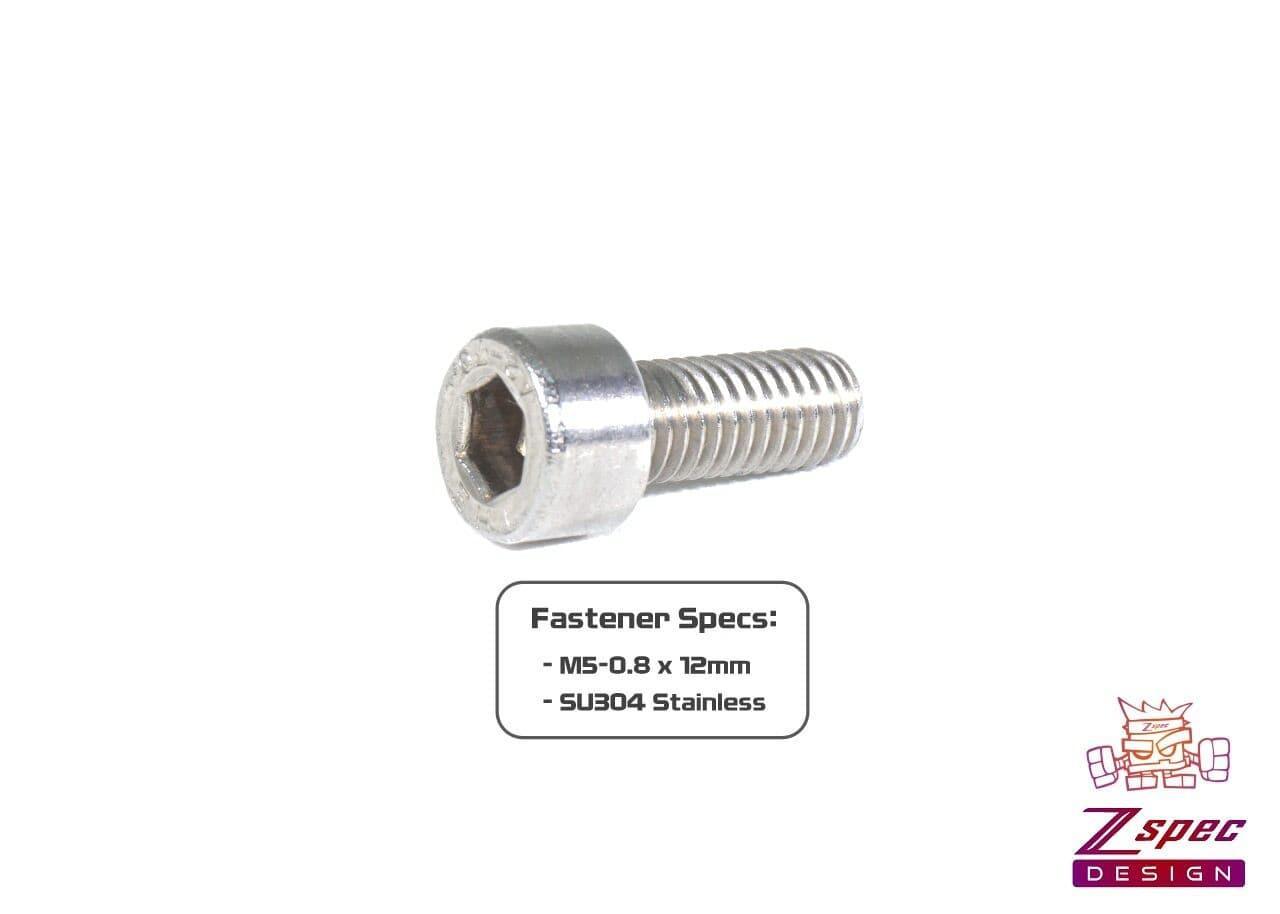 ZSPEC M5-0.8x12mm Socket-Cap SHSC Fasteners, Stainless, 10-Pack - ZSD-004971-  DRIVEN - 2