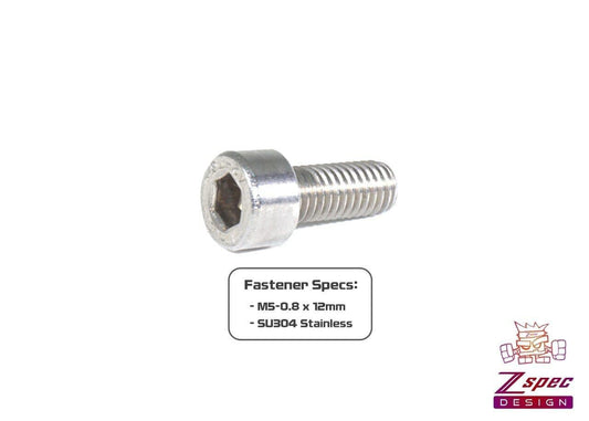 ZSPEC M5-0.8x12mm Socket-Cap SHSC Fasteners, Stainless, 10-Pack - ZSD-004971-  DRIVEN - 2