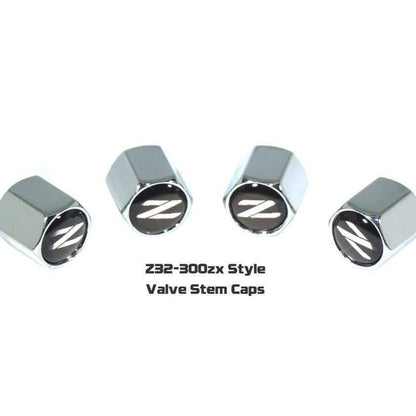 Chrome Valve Stem Tire Caps, Style: Nissan 300zx Z32 - ZSD-192319-  DRIVEN - 2