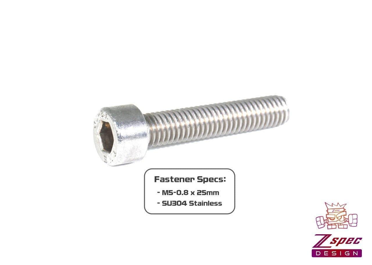 ZSPEC M5-0.8x25mm Fasteners, Socket-Cap SHSC, Stainless, 10-Pack - ZSD-374371-  DRIVEN - 2
