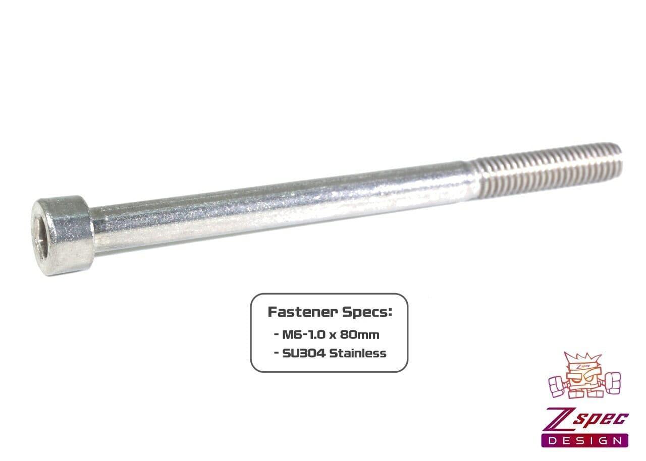 ZSPEC M6-1.0x80mm Socket-Cap SHSC Fasteners, SUS304 Stainless, 10-Pack - ZSD-005350-  DRIVEN - 2