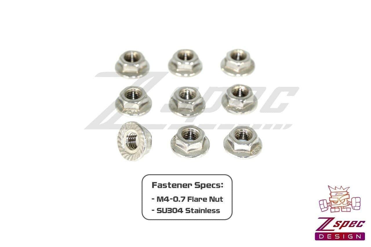 ZSPEC M4 Metric Flare Nuts, SUS304 Stainless Steel, 10-Pack - ZSD-005077-  DRIVEN - 2