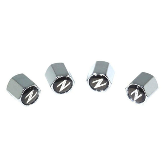 Chrome Valve Stem Tire Caps, Style: Nissan 370z Z34 - ZSD-192326-  DRIVEN - 1