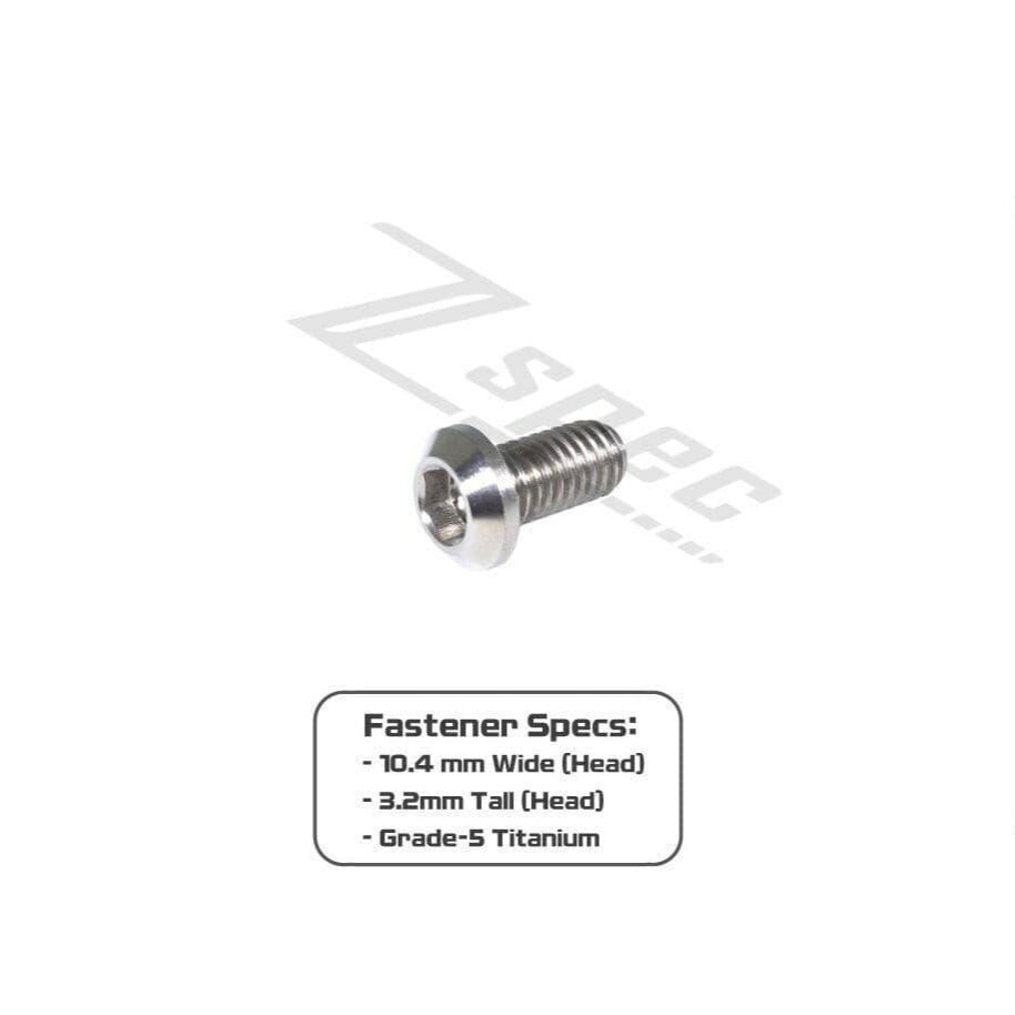 ZSPEC M6-1.0x12mm Dress Up Bolt® Fastener, Angled Head, Titanium Grade-5, Per Each - ZSD-007040-ZSD-007057-ZSD-007064-ZSD-007071-ZSD-007088-  DRIVEN - 2