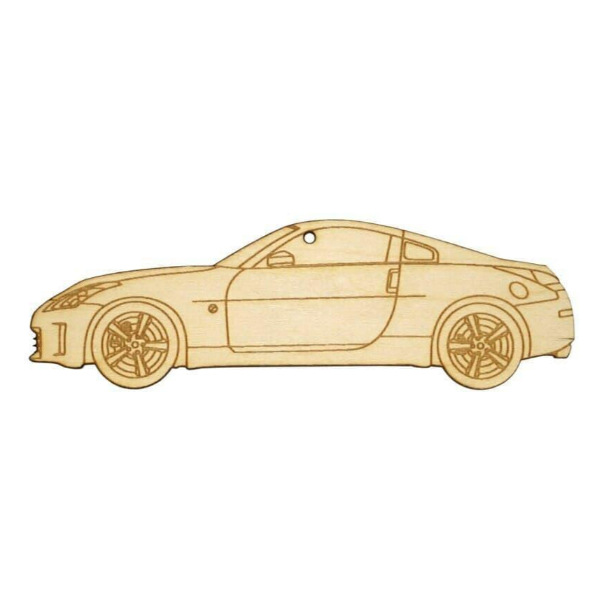 ZSPEC Laser-Engraved Wood Ornament, Style: Nissan 350z Z33, Birch - ZSD-006111-  DRIVEN - 1