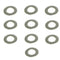 ZSPEC M5 Flat Washers, SUS304 Stainless, 10-Pack