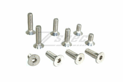ZSPEC M8-1.25x25mm Flat-Head FHSC Fasteners, Stainless, 10-Pack - ZSD-386046-  DRIVEN - 2