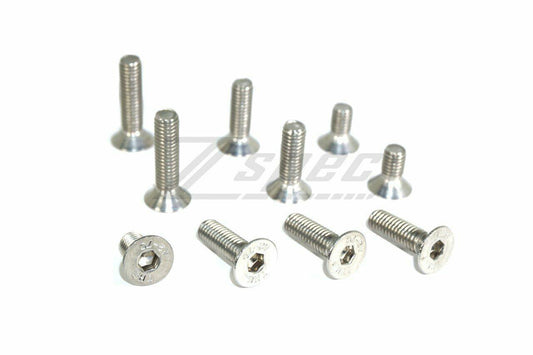 ZSPEC M8-1.25x25mm Flat-Head FHSC Fasteners, Stainless, 10-Pack - ZSD-386046-  DRIVEN - 2