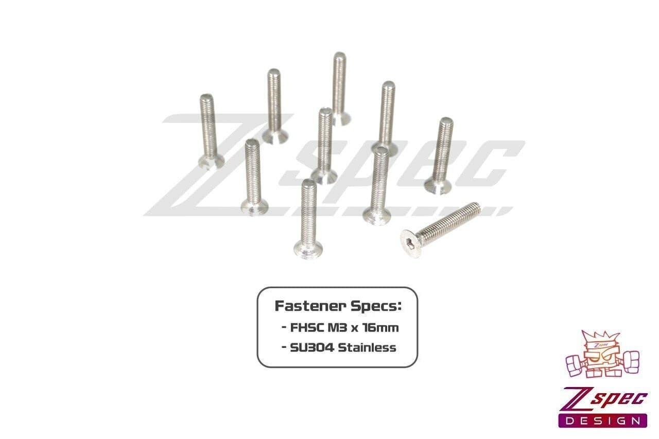 ZSPEC M3-0.5x16mm Fasteners, FHSC, Stainless SUS304, 10-Pack - ZSD-374036-  DRIVEN - 2