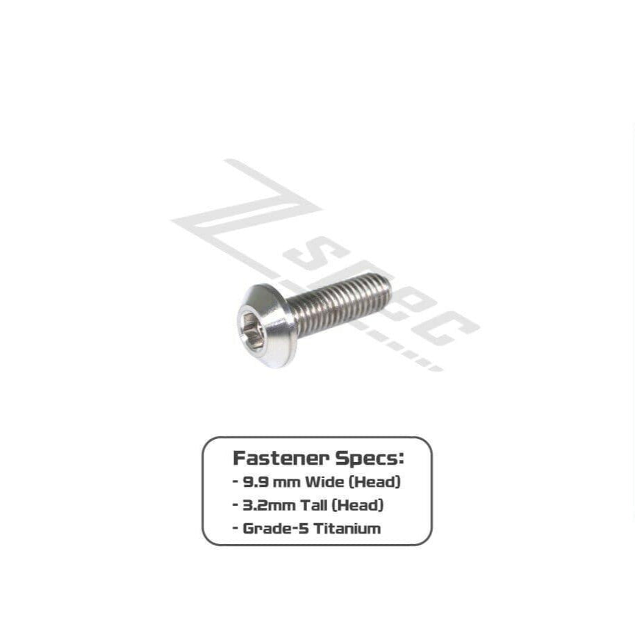ZSPEC M5-0.8x16mm Dress Up Bolt® Fastener, Angled Head, Titanium Grade-5, Per Each - ZSD-007194-ZSD-007200-ZSD-007217-ZSD-007224-ZSD-007231-  DRIVEN - 2