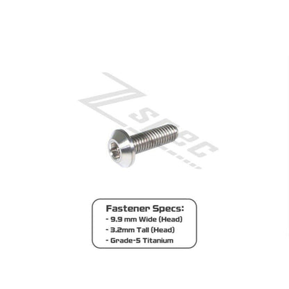 ZSPEC M5-0.8x16mm Dress Up Bolt® Fastener, Angled Head, Titanium Grade-5, Per Each - ZSD-007194-ZSD-007200-ZSD-007217-ZSD-007224-ZSD-007231-  DRIVEN - 2